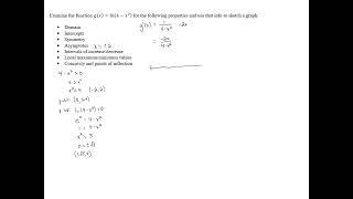 Curve Sketching - Part 4 - Problem 2