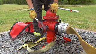 Catching a Hydrant Using a Milwaukee Strap