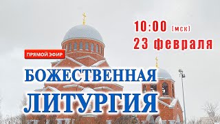 Прямая трансляция: Божественная литургия. 23 февраля 2025