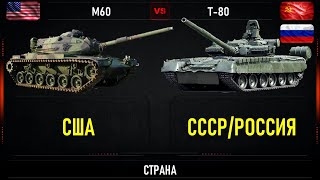 М60 vs Т-80. Сравнение Основных боевых танков США и СССР/России времен холодной войны