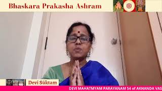 BPA Asia Disciples - Devi Mahatamyam Parayanam - Akhanda Vasanta Navaratri Mahotsavam