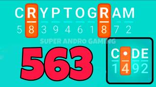 CRYPTOGRAM 563