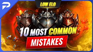 10 GAME LOSING Mistakes Low Elo Players ALWAYS Make  - League of Legends Season 13
