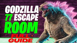 GODZILLA 77 ESCAPE ROOM FORTNITE (How To Complete Godzilla 77 Escape Room!)