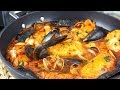 Merluza A La Marinera 🐟⚓️🦐 (con Gambas, Almejas Y Mejillones)