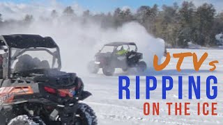 Winter UTV Riding Adventures: Ripping On the Ice and Snow on Side x Sides!