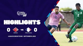 Highlights | Bermuda vs French Guiana | 2023/24 Concacaf Nations League