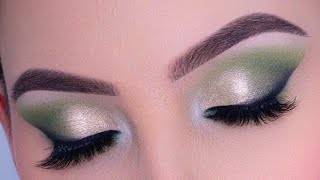 Step By Step Flawless Green Smokey Glam Eye Makeup Tutorial