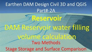 🌊 Civil 3D Earthen Dam Design: Part-2A | Reservoir Volume Analysis with Contours - The Easy Way