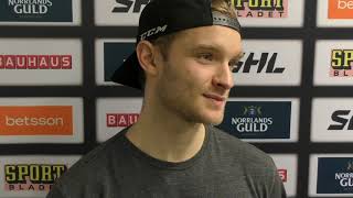 MrMadhawk.se Johan Olofsson efter Malmö - HV71 2019-02-28