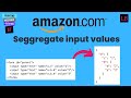 Aggregate the Input values | Amazon frontend interview question | 37