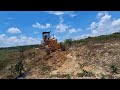 Motor grader buka jalan baru | jalan ladang | FGV PALONG TIMUR | MITSUBISHI MG330