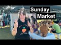 Sunday Market; Flowers, Carrots, & Avocados