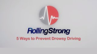 5 Ways to Prevent Drowsy Driving