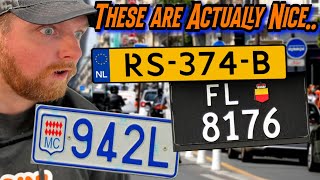 American Discovers Every Registration Plate in Europe