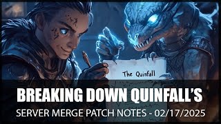 The Quinfall MMO Server Merges Have Arrived | Full Patch Note Breakdown | BIG CHANGES TO SHIPS