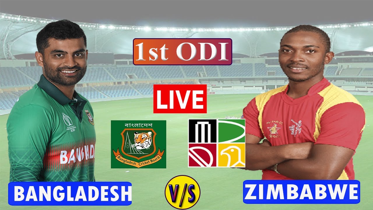 LIVE : BAN VS ZIM || Bangladesh Tour Of Zimbabwe 2022 - 1st ODI ...