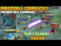 IMPOSSIBLE EPIC COMEBACK! Most insane Layla The Game Changer!  | Top 1 Global Layla | MLBB