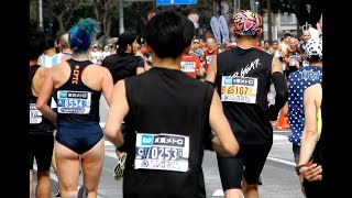 東京マラソン2023、38キロ地点、ゴール到達予測、3時間前後（男子、女子）