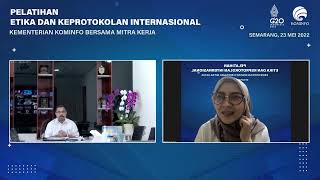 Pelatihan Etika dan Keprotokolan Internasional