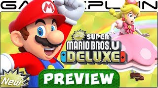 We Played New Super Mario Bros. U Deluxe! - Peachette, Control Changes, HD Rumble, & More!