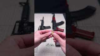 Let's compare the dummy rounds of the AKM and the M4 #maximumarmory