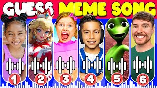 GUESS MEME \u0026 WHO'S SINGING🎤🎵🔥 Rebecca Zamolo, King Ferran, Salish Mater, Mr.Beast, Tenge, Ladybug