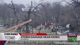Overnight storms leave behind damage, power outages