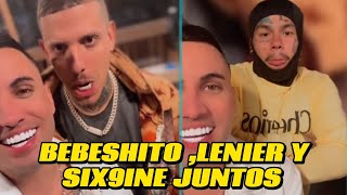 LENIER TAKESHI 6IX9INE Y BEBESHITO JUNTOS EN EL ESTUDIO