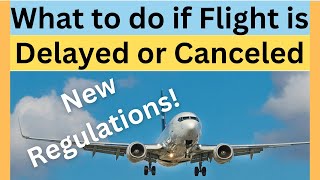 What to do if Flight is Canceled or Delayed: New Dept. of Transportation Regulations!