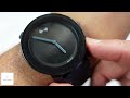 movado bold trend tr90 black dial blue strap watch review