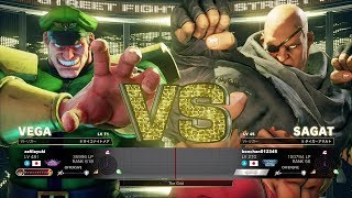 zafilayuki (Bison) vs Bonchan (Sagat)：zafilayuki（ベガ）vs ボンちゃん（サガット）