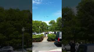 Missing Man F-15 Flyover for Deacon