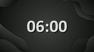 6 Minute (360 Seconds) Countdown Timer