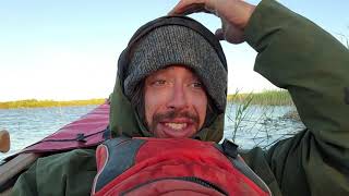 4000km Solo Canoe Trip Ep.3 Paddling From Fort McMurray To Fort Chipewyan Sleeping In My Canoe