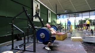 Paused front squat(2 sec.) 222,5kg