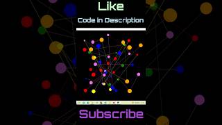 Colorful Dots Dance:Python Art Creation#pythonturtle #pythonart #shorts #TurtleGraphics