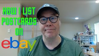 Epic Treasure: How I List Postcards Start to Finish!