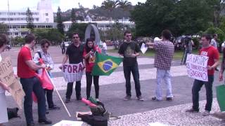 Universidade Já - Protesto contra palestra de Cesare Battisti