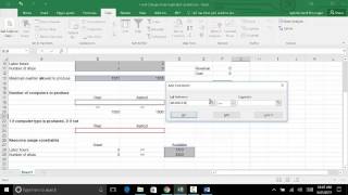 Fixed Charge Example 1 Solution