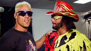 “Macho Man” Randy Savage sings the praises of Sting in rare backstage look