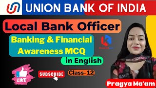 Union Bank LBO | Banking & Financial Awareness Class 12 | by- Pragya Ma'am