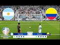 Argentina Vs Colombia FINAL - Penalty Shootout - Copa America 2024 | Messi vs James | PES Gameplay