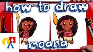 How To Draw A Cartoon Moana