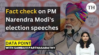 Fact check on PM Narendra Modi’s election speeches | Data | Lok Sabha polls 2024