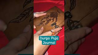 Durga Puja Journal 📓 #journal #journaling #shorts #shortsfeed #kolkata #craft #art #durgapuja