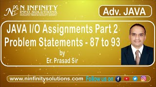 JAVA I/O Assignments Part 2