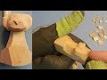 how to whittle a simple dog step by step beginner wood carving project