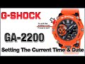 GA-2200 G-Shock Module 5674 How to Set Time, Date, Home City, DTS, 12/24H, Key Tone, Light Duration✌