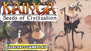 KAINGA: Seeds Of Civilization Gameplay - New City Builder! Build Villages On Top Of Creatures!